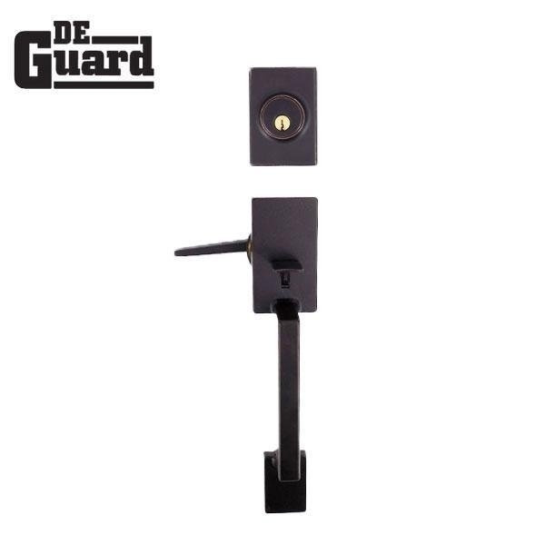 Deguard :Square Contemporary Design Handleset w/ Lever - ORB-KW1 DHSWL-ORB-KW1